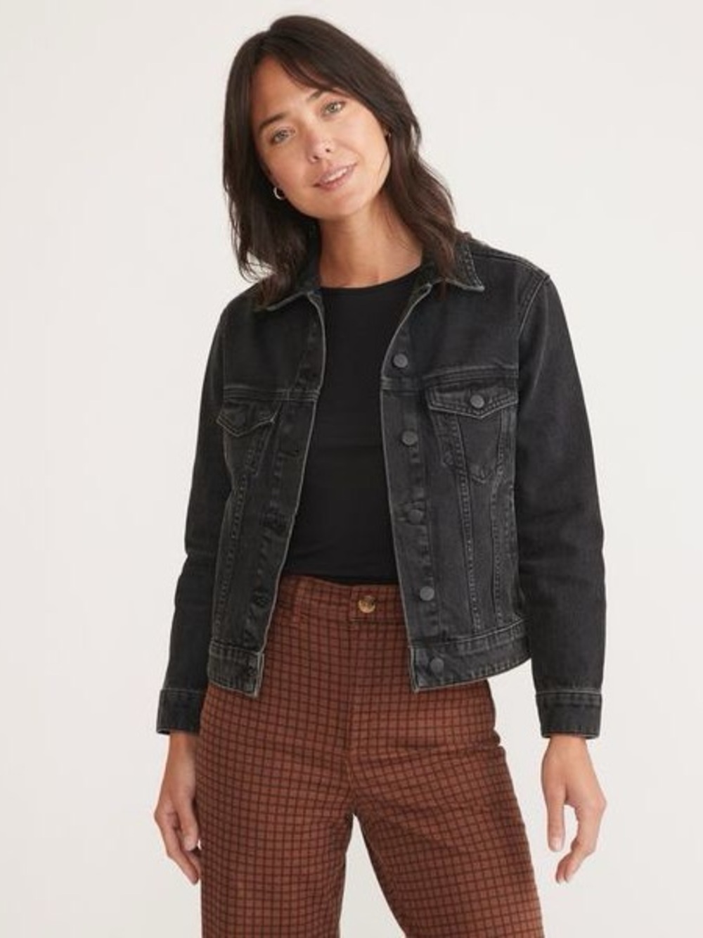 Marine Layer Black Denim Jacket